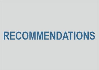 RECOMMENDATIONS